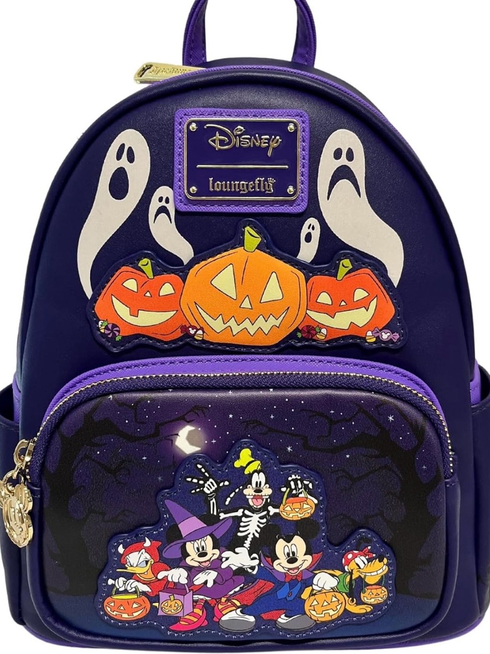 Loungefly Mini Backpack - Disney Mickey Mouse & Friends Halloween Scene